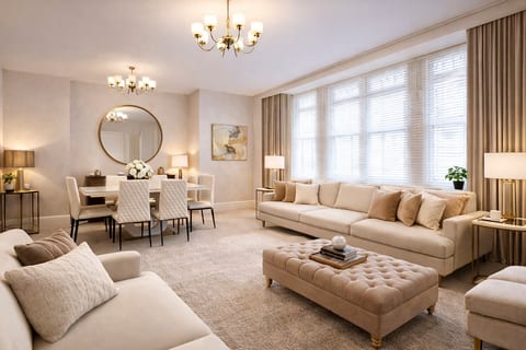 LuxuryLondonStays - 2000ft Huge, 3Bed 3Bath, AC, 5 mins to St James Park, Buckingham Palace