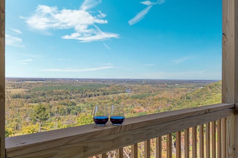 Private deck with sweeping valley views—perfect for sunset wine.