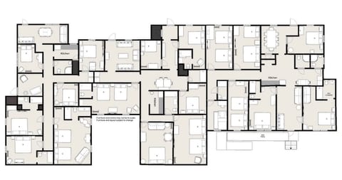Sleeps 50 | 19 Room 26 Bed & 13 Bath - 10mn Boeing image 4