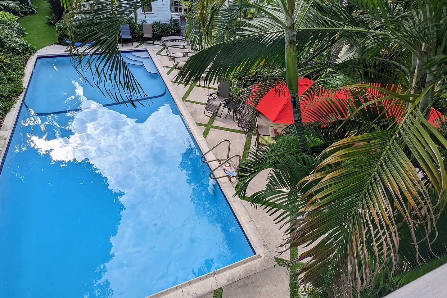 view from 2nd floor balcony