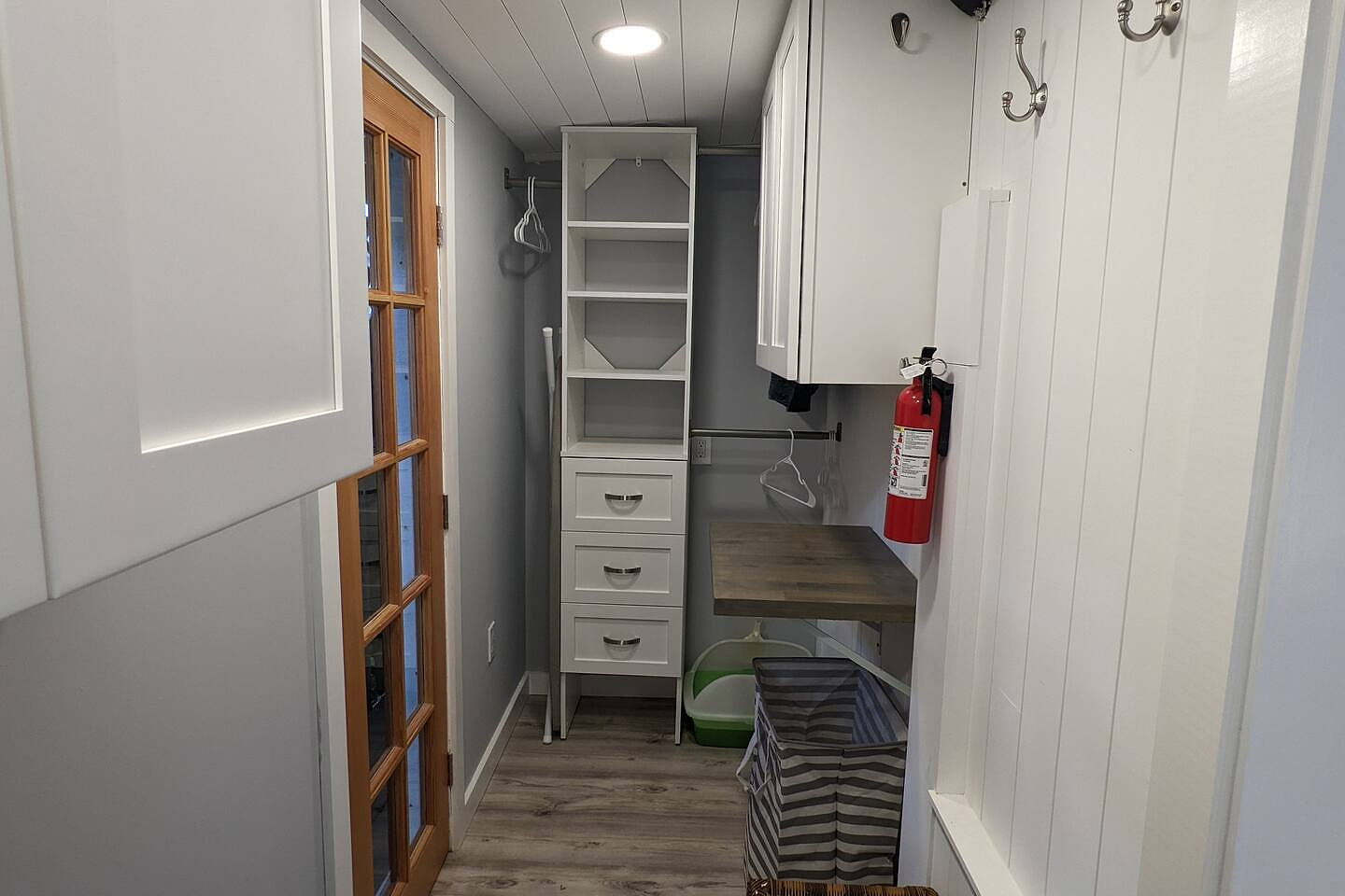Walk in closet with plenty storage