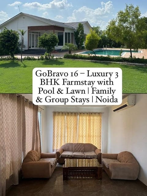 GoBravo 16 3BHK Farm with Pool&Garden Sec150 Noida