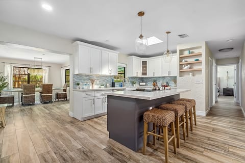 Stylish Kitchen with Plenty of Room to Cook and Gather