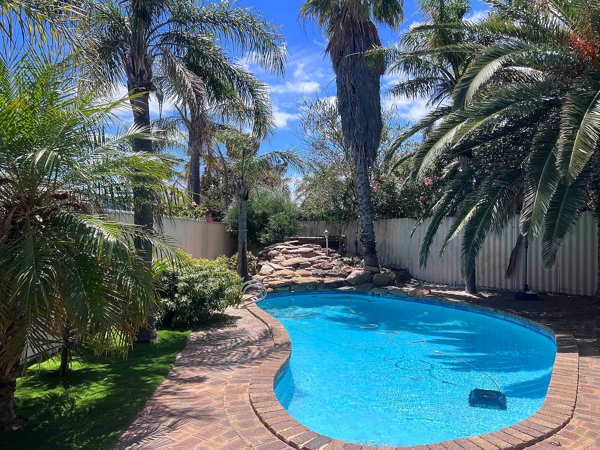 Exclusive tropical rainforest style swimming pool. Edgewater Whole Holiday Resort