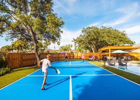 Private pickleball court for endless family tournaments and friendly competition.