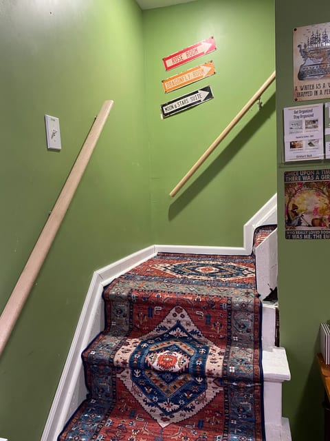 The stairs up to your room