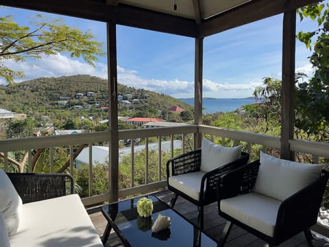 Oceanview Cottage w/ Balcony – Steps to Cruz Bay