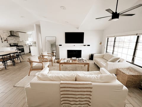 Relax in our cozy living room with plenty of seating