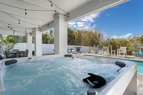 Enjoy relaxing in the spa after a long day at the beach