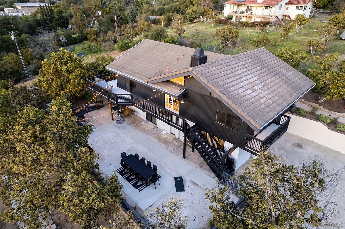 Enjoy the amenities of a full home, but with the look and feel of a cabin in the woods.