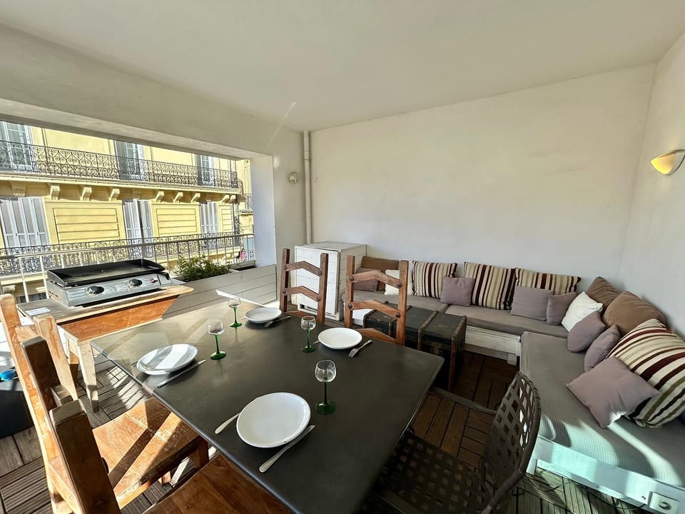 Le Phocéen - 2BDR Apartment, Terrace, city center/Panier - Marseille