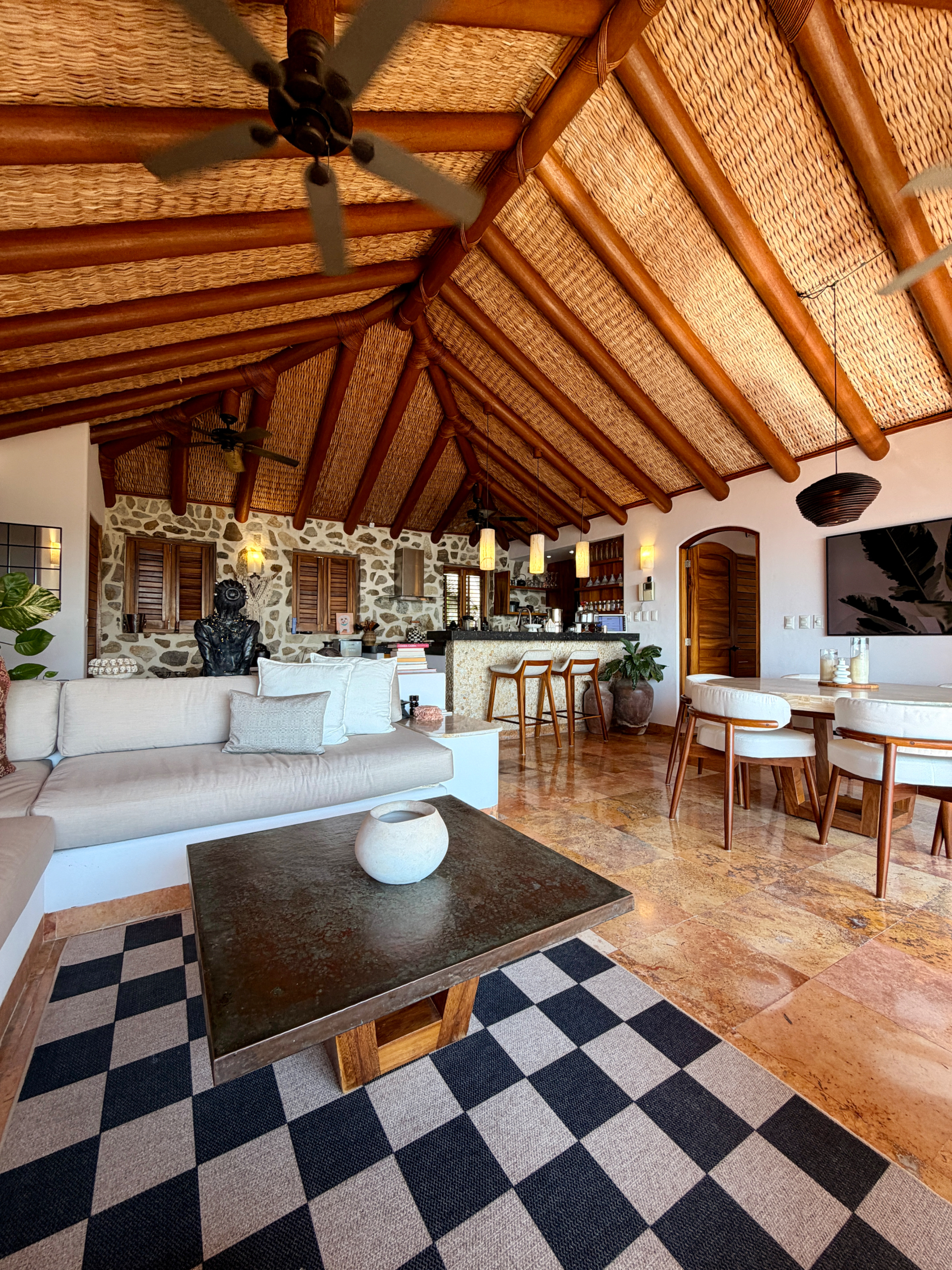 Main living and dining area