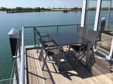 Houseboat in the Baltic Sea Resort Olpenitz – vacation directly on the water