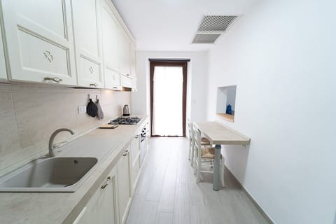 Kitchen with dishwasher, oven and maxi fridge