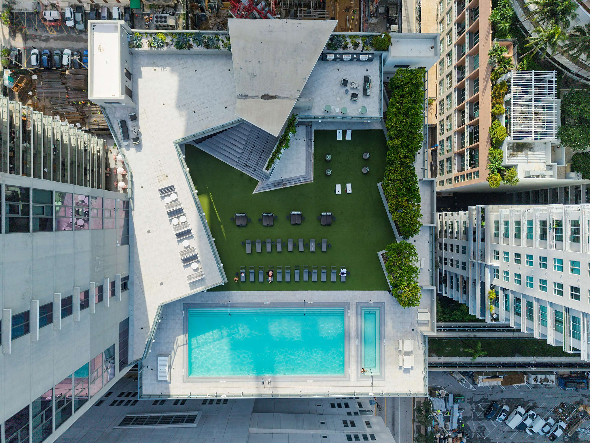 Downtown Miami Penthouse Studio Skyline Balcony Suite Near Port LuxePad