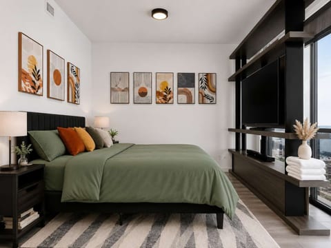 Downtown Miami Studio, 25th Flr+, Bay & Wheel View
