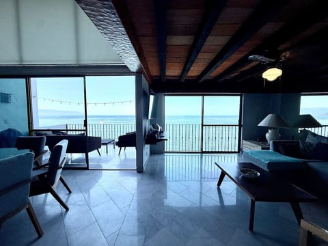 Solamar 703 Oceanfront 2BR Loft Puerto Vallarta | Terrace & Views