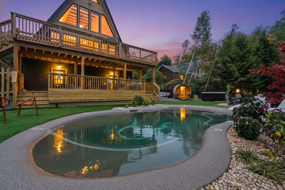 Lakefront, Heated Lagoon Pool, Spa, Sauna, Theatre - Tobyhanna