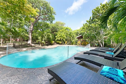 40-Foot Private Pool with Sun Loungers