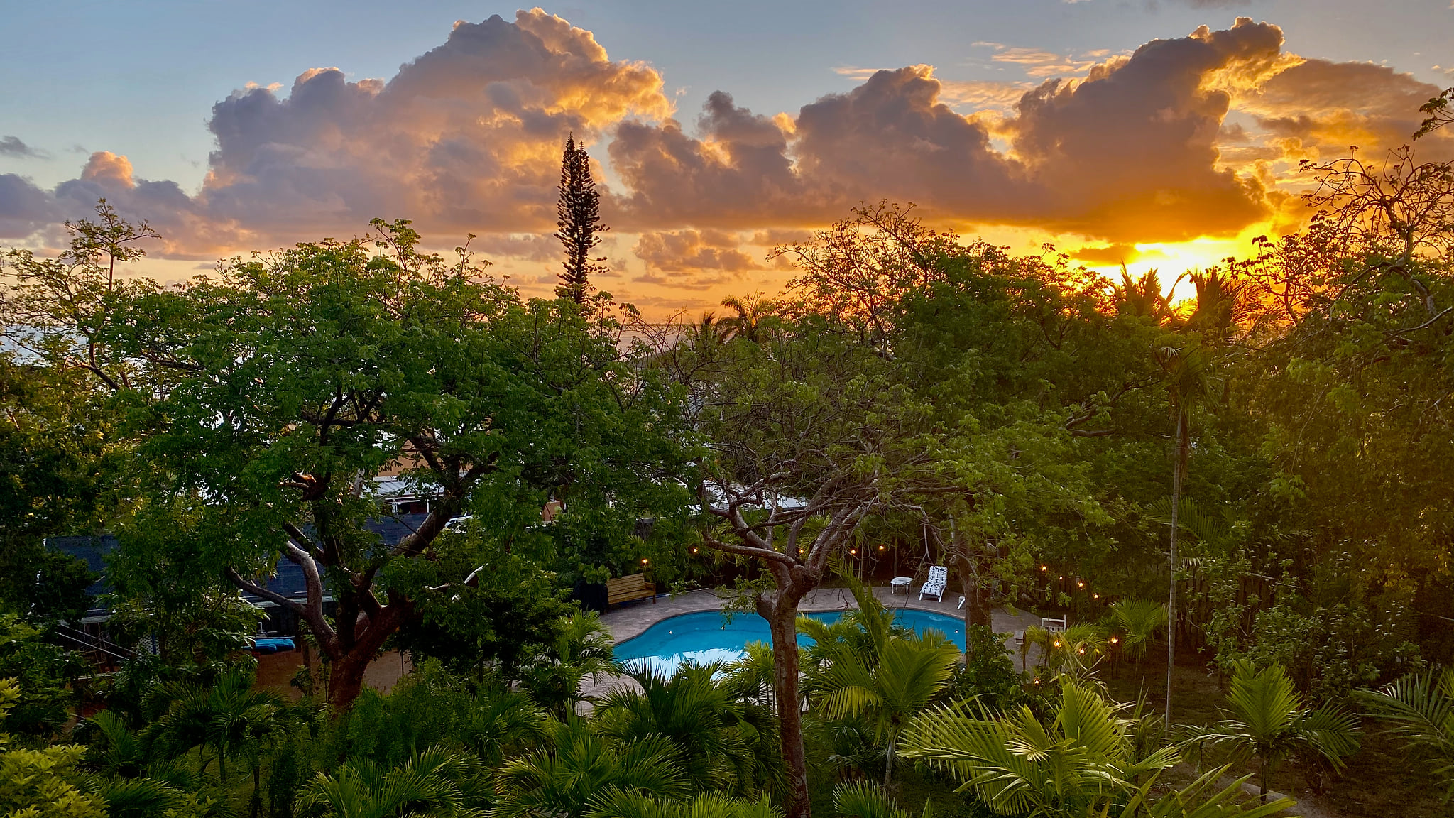 DreamSpace Estate — Private Pool at Sunrise