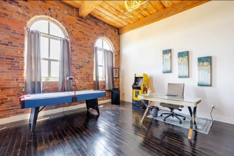Fun Loft with Arcade Games and River Views