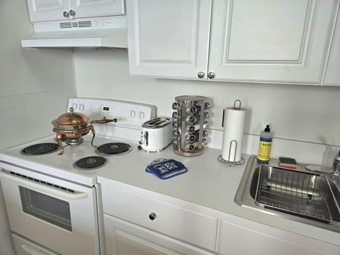 Kitchen with Stove and Oven