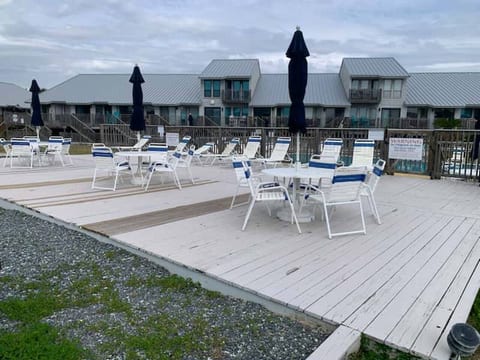 Seating at the Community Pool