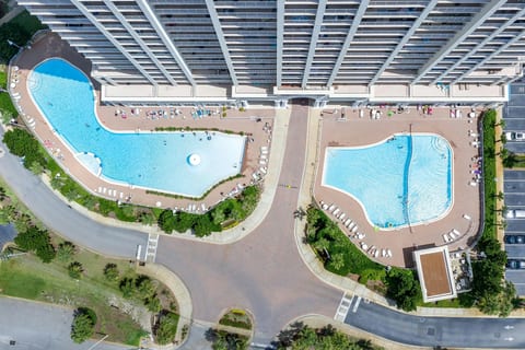 Two large pools downstairs