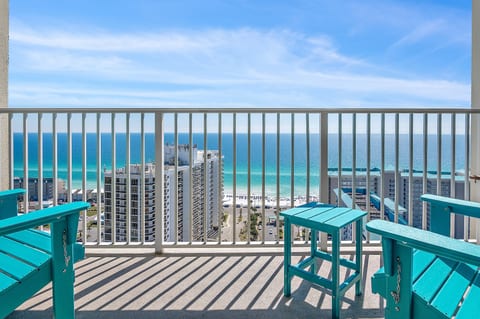 Spectacular views from balcony