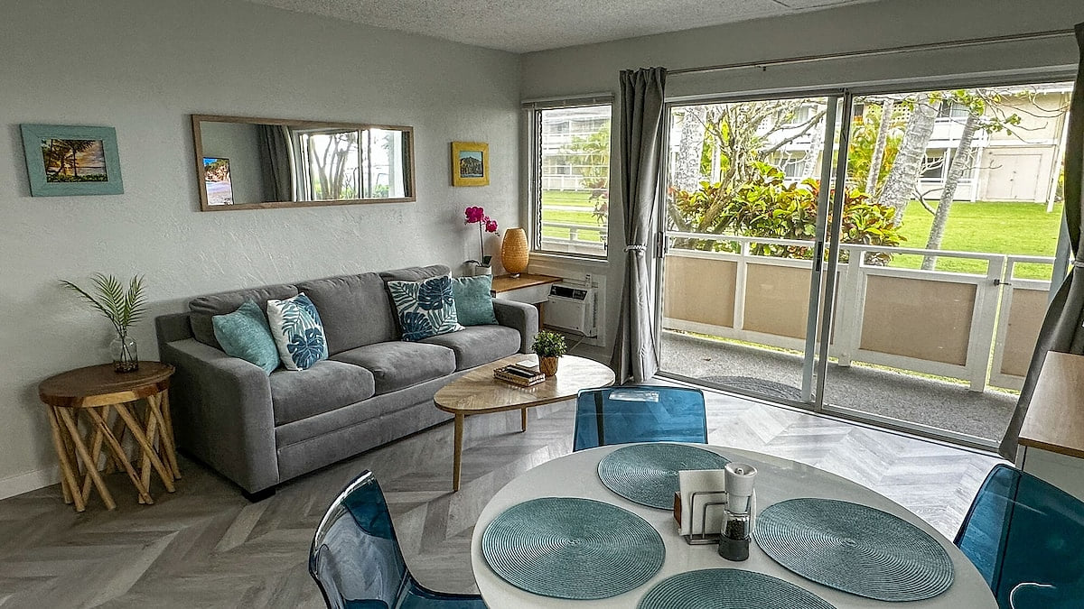 Access to private lanai and garden