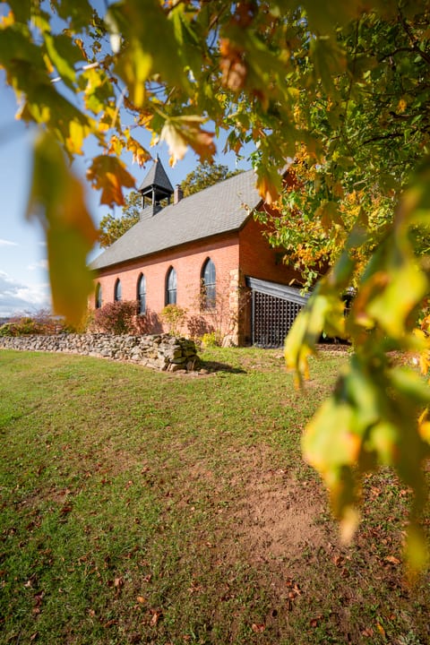 Stunning Schoolhouse Retreat | Movie Screen
