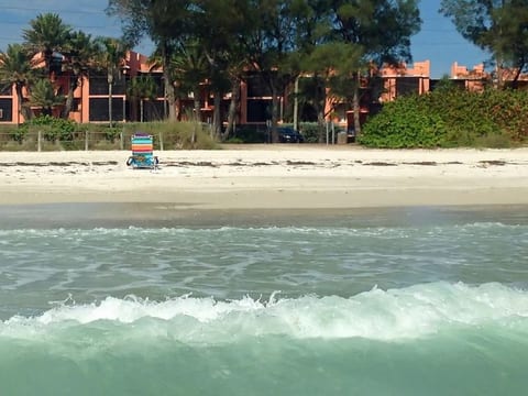 View of complex from public beach/Coquina Beach