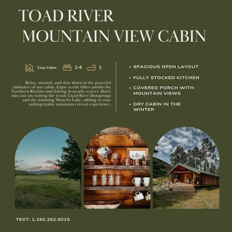 Toad River Mountain View Cabin