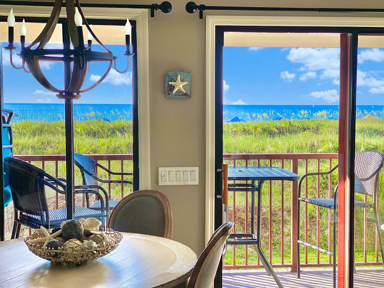 Ocean Views the moment you open the front door!!

Direct BeachFront Condo w/Panoramic Ocean View!   We are located on Hilton Head's famous Bradley Beach!