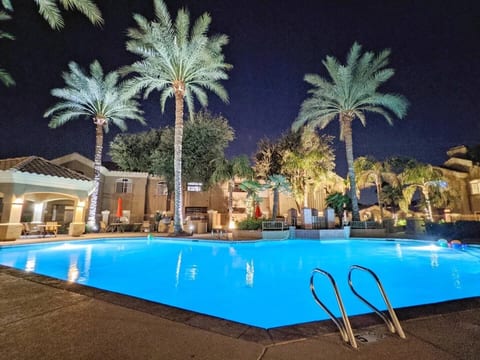 Take a dip at night under the stars. A true resort style vacation!