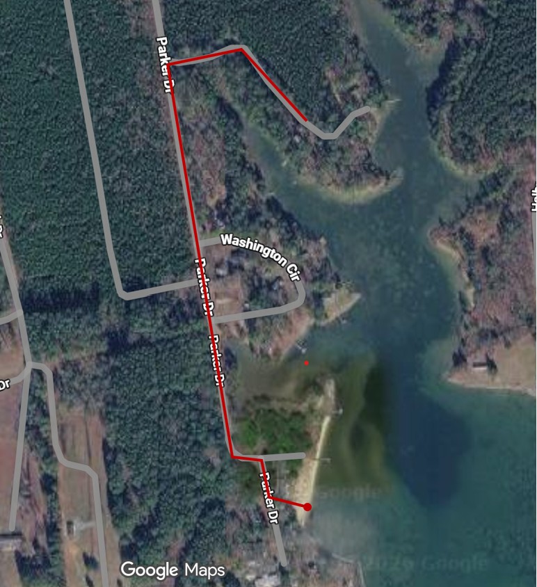 Map to the Private Beach