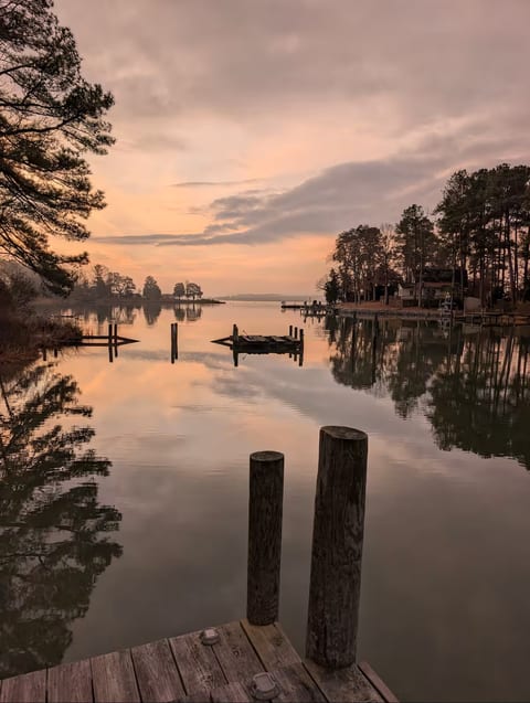 Stunning view from the dock