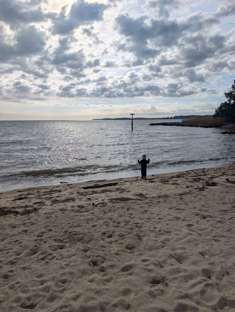 Private beach