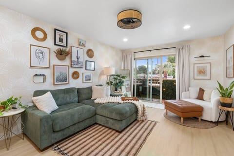Bright, open and stylish living room.