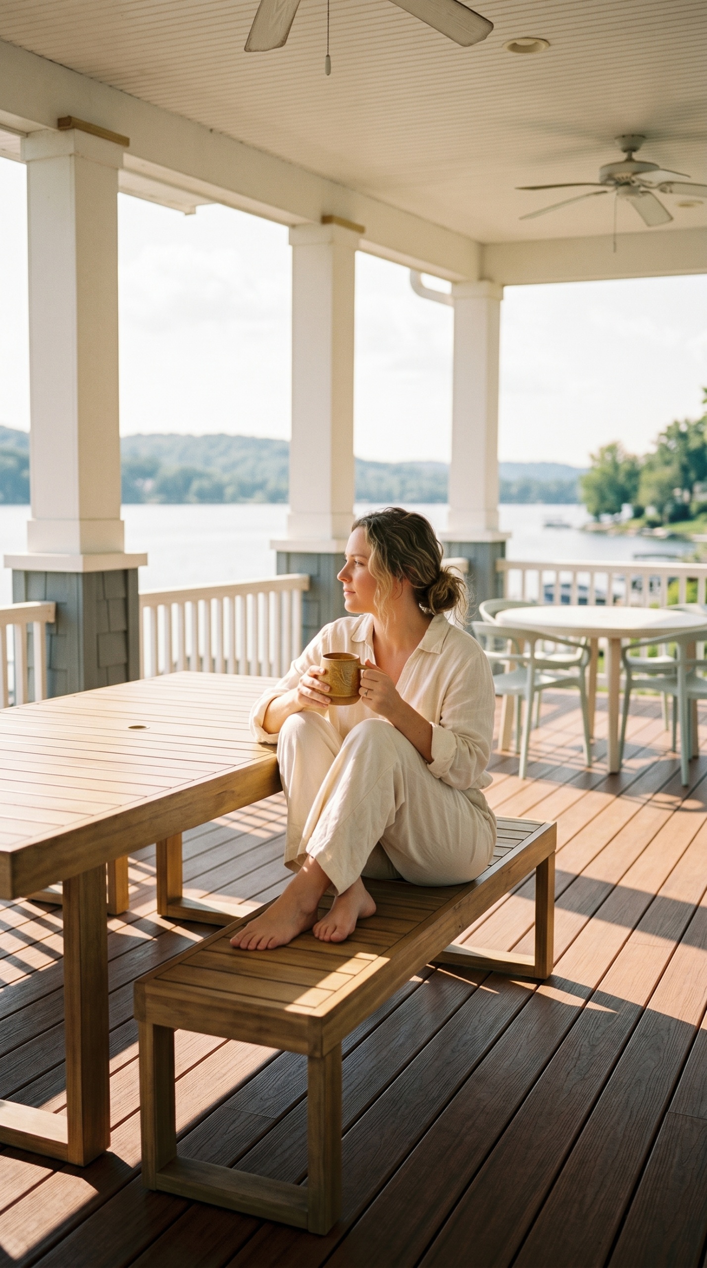 Morning light. Lake views. Coffee still warm.
The Blue Lake House.