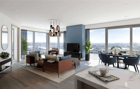 Crestview Luxury Six Sleeper Skyline View Apartment