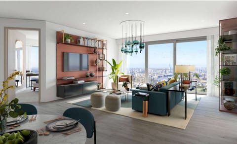 Crestview Luxury Six Sleeper Skyline View Apartment