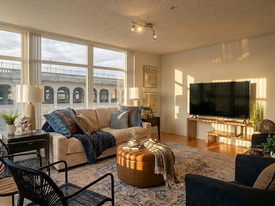 Highrise Riverview + Flats + Balcony + Parking - Cleveland