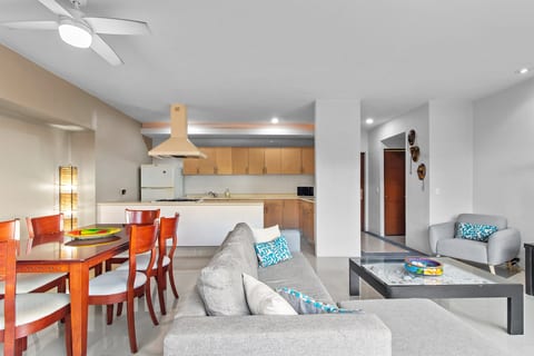 Living Room - View of kitchen