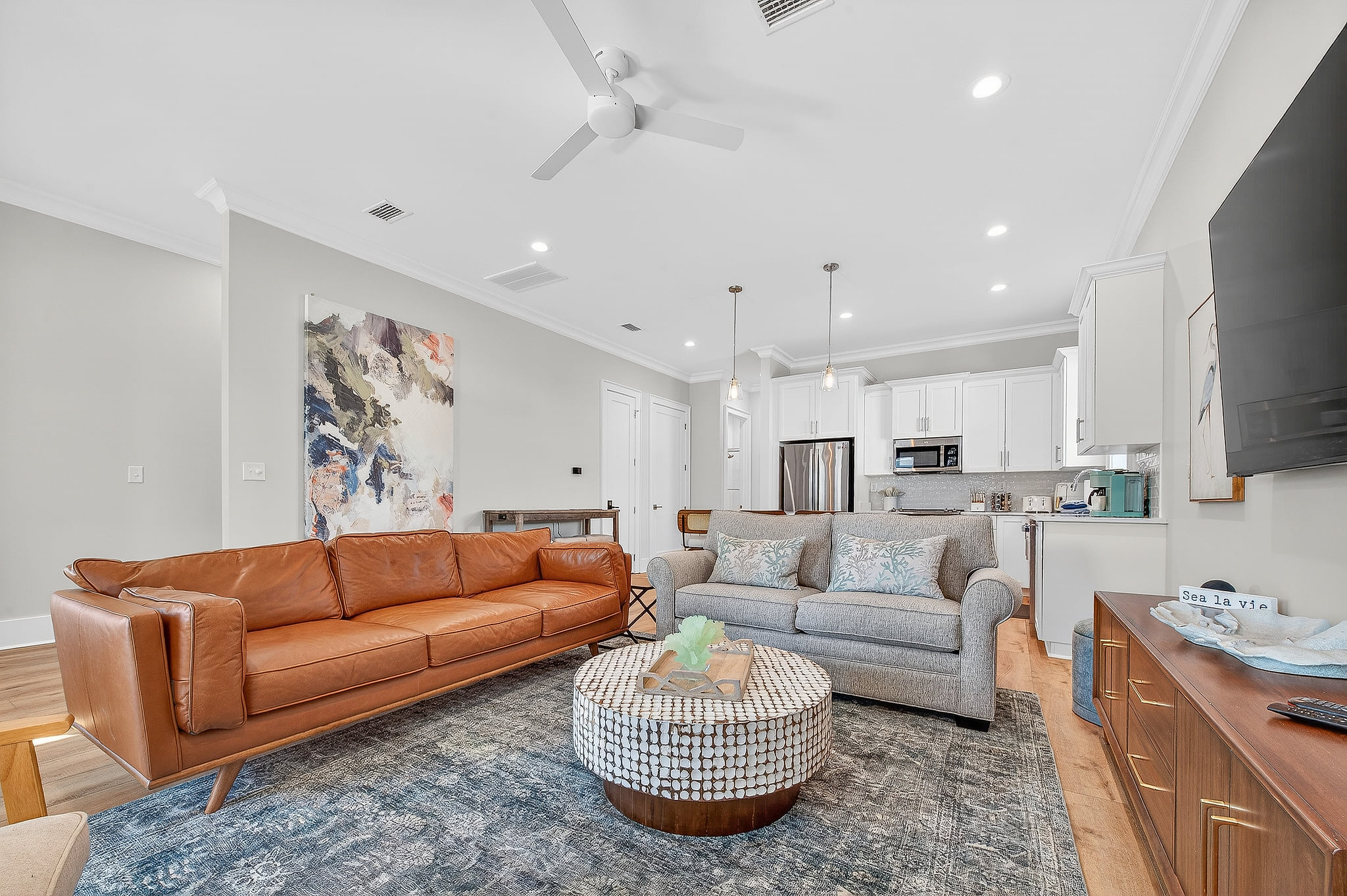 Ample seating including a Full Sleeper sofa! 