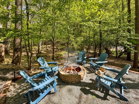 Gather around the firepit, where stories and memories come alive 🔥