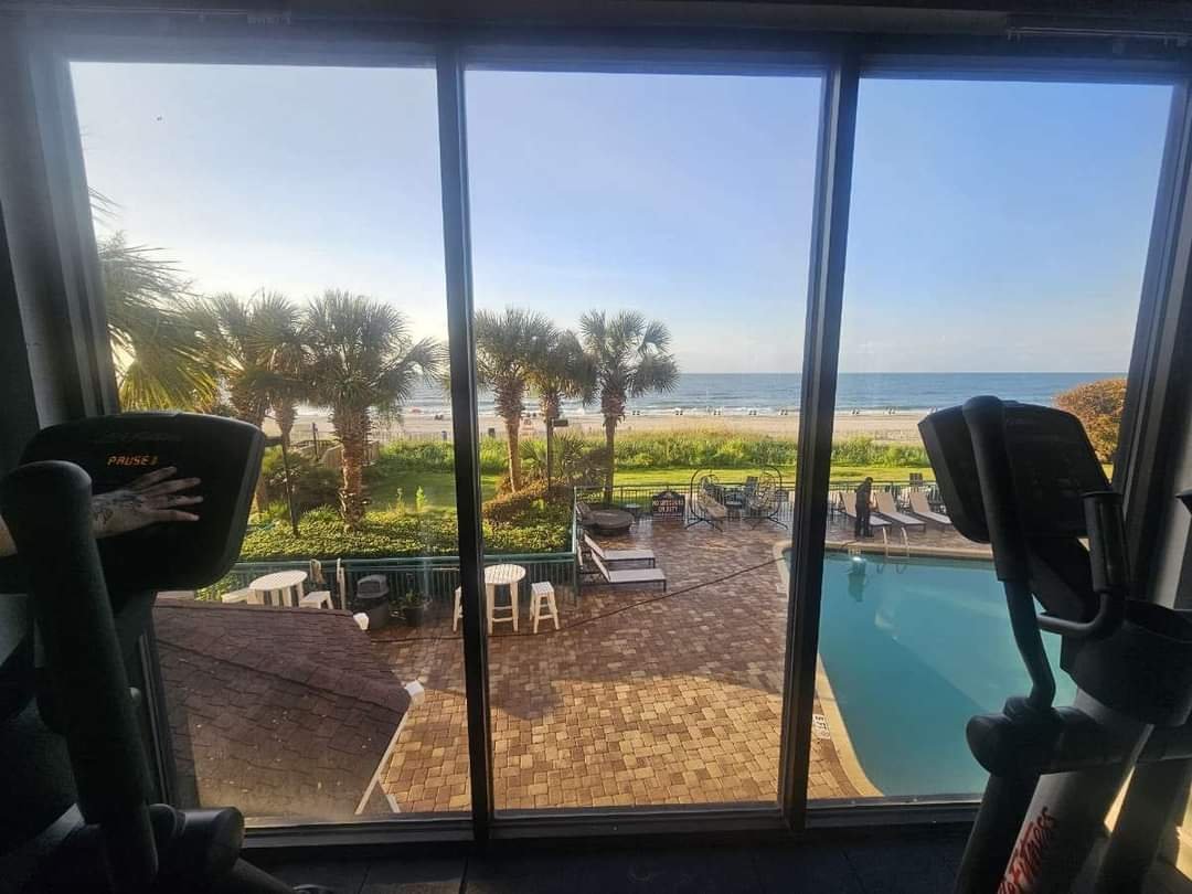 Oceanview from the gym