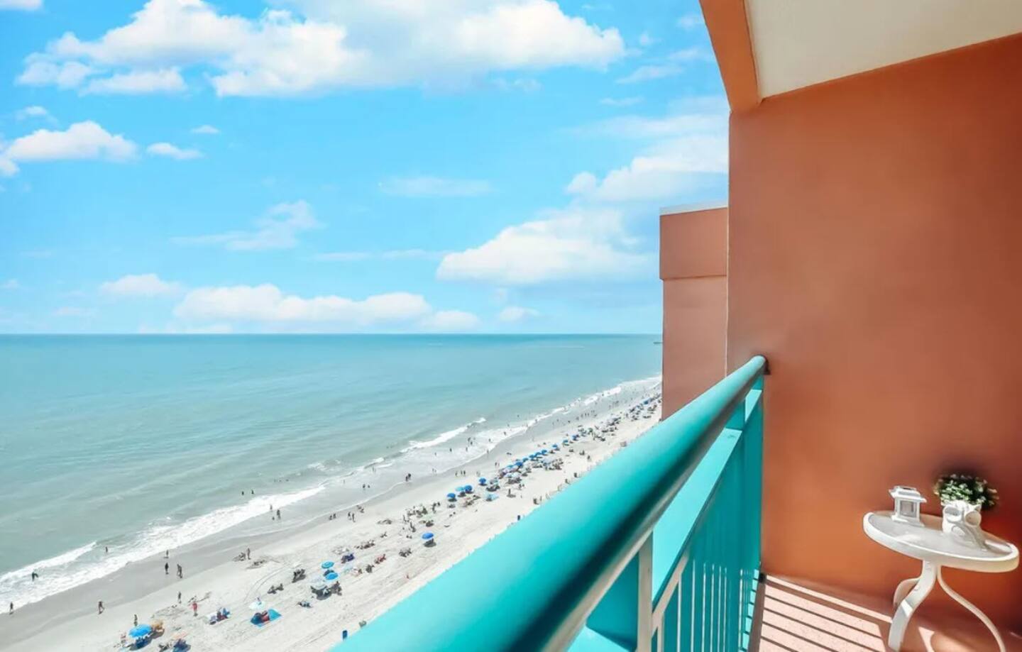 Balcony view from the 15th floor