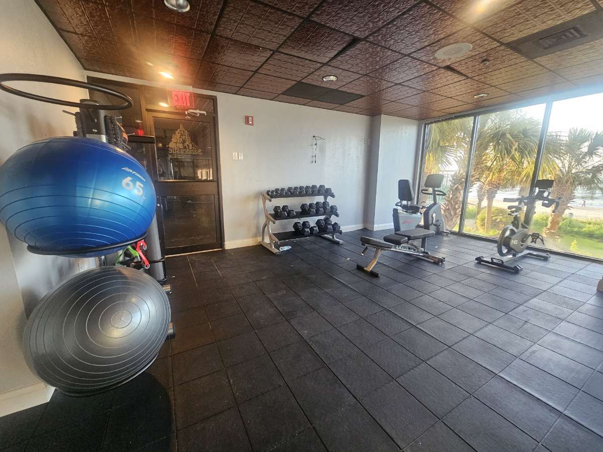 Oceanview from the gym