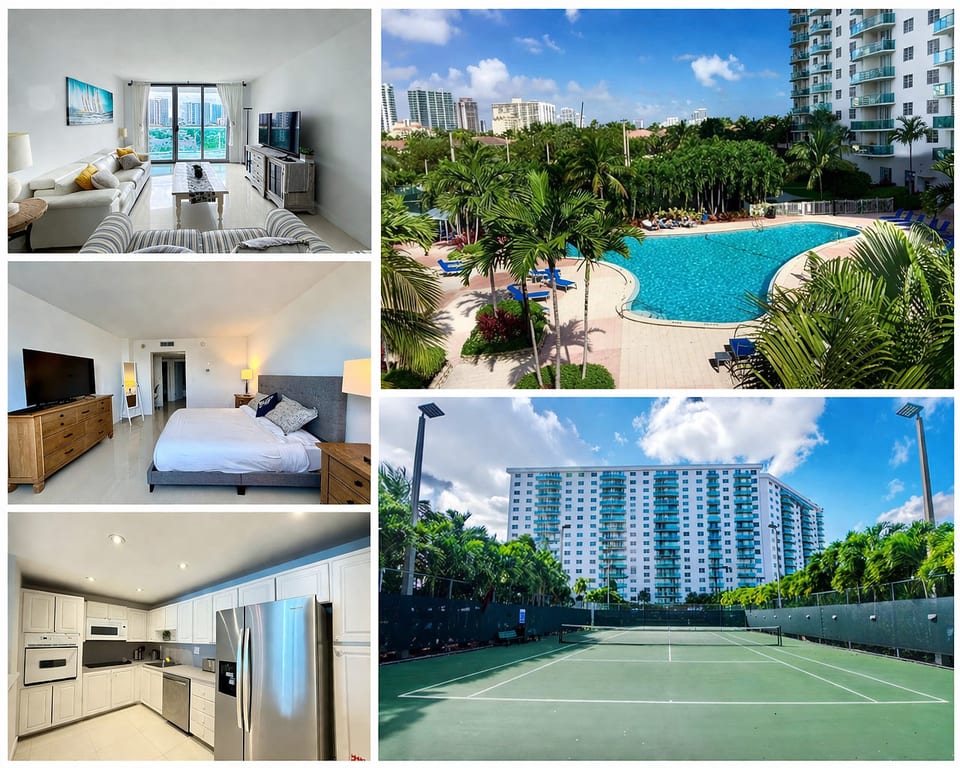 Waterfront 3BR 5Beds  • 4 Min Walk to Beach - Sunny Isles Beach